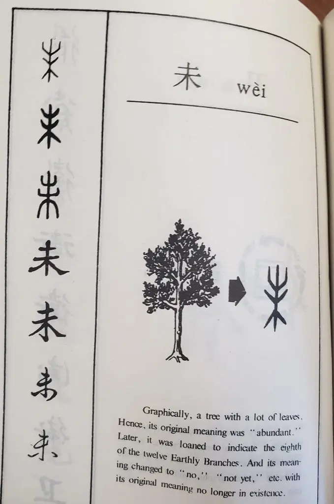 每日学一字Chinese Learning One Word Everyday~【未】(wèi) 2 323115044 680922960184080 5360410364673231436 n