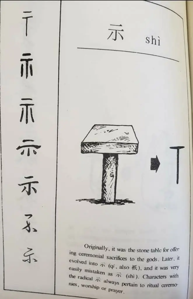 每日学一字Chinese Learning One Word Everyday~【示】(shì) 2 Screenshot 20240216 092524 Facebook