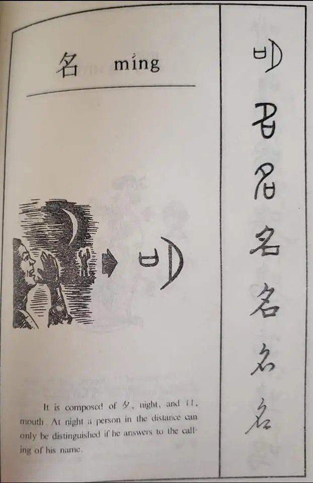 每日学一字Chinese Learning One Word Everyday~【名】(míng) 2 320885032 673992091080464 3899500929011913849 n