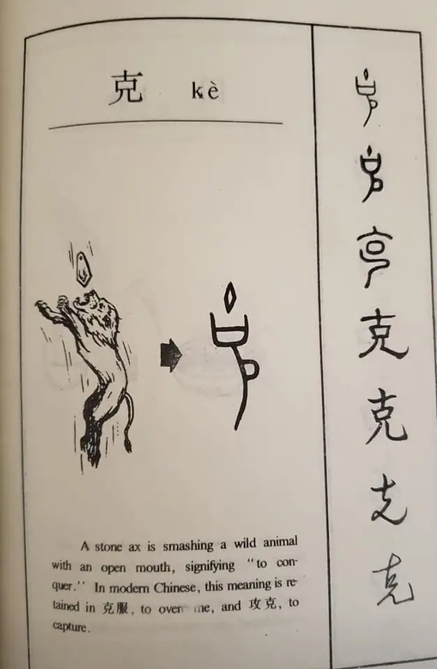 每日学一字Chinese Learning One Word Everyday~【克】(kè) 2 321614190 893450411658927 3939519619477239825 n